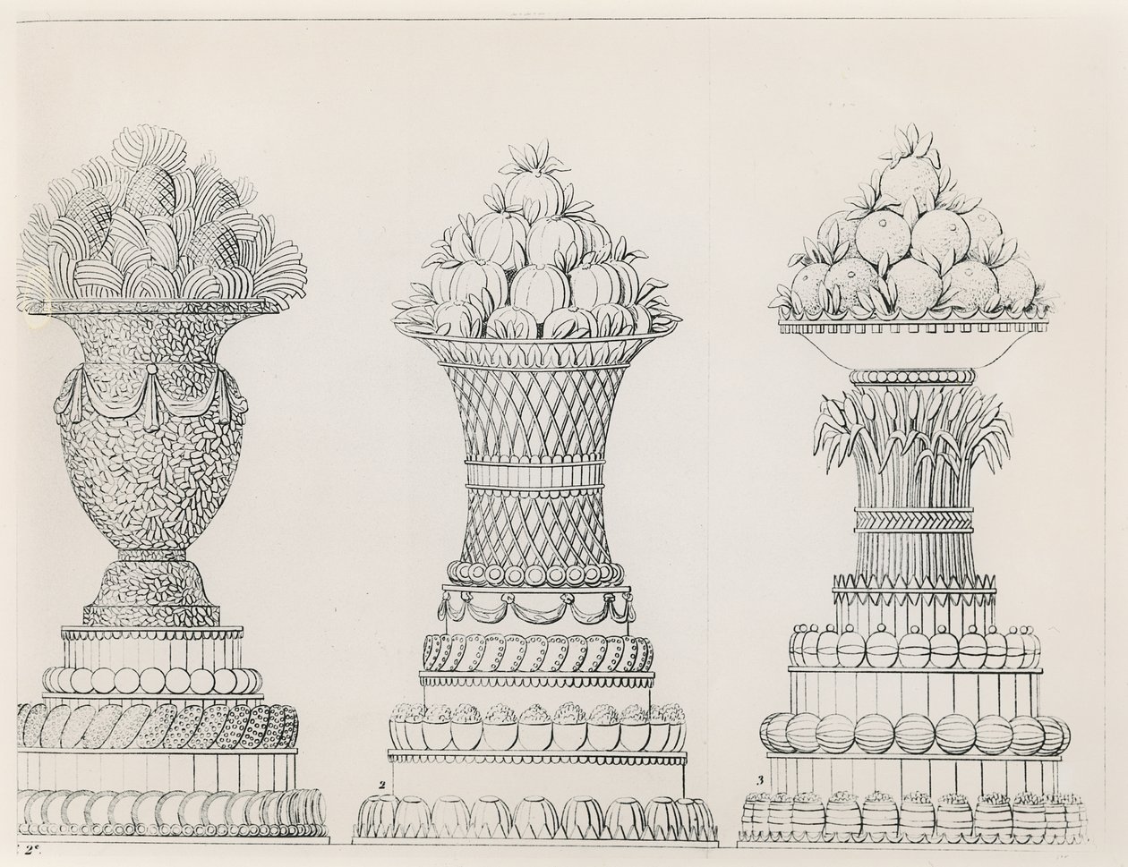 Dessins par Antoine Carême - Marie Antoine Careme