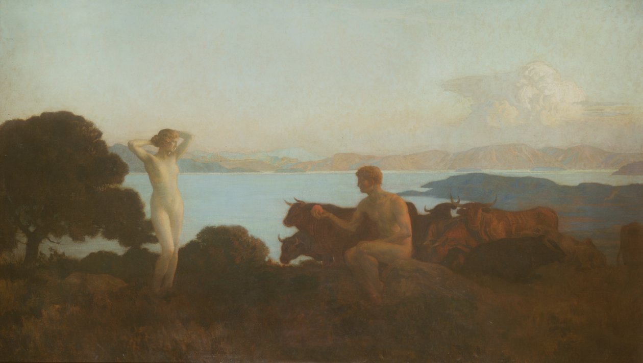 Le Jugement de Paris - Marie Auguste Emile Rene Menard