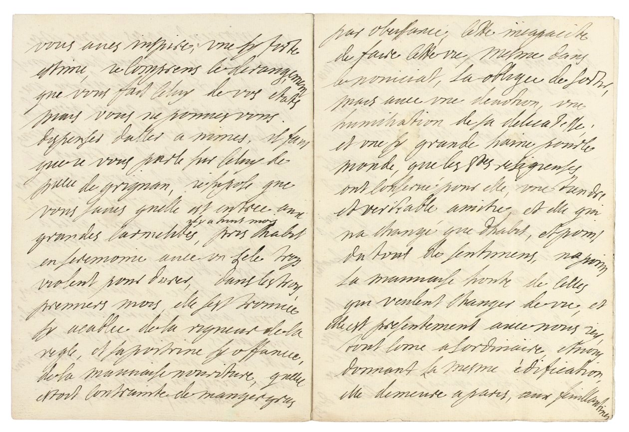 Lettre autographe à Philippe Moulceau, Livry, 25 octobre 1686 - Marie de Rabutin Chantal Sévigné