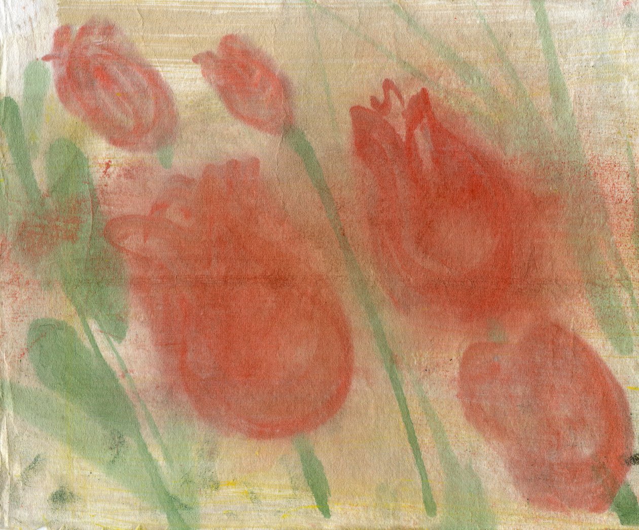 Tulipes rouges 1, 2020 - Marina Falco