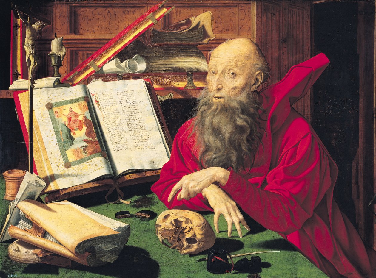 Saint Jérôme - Marinus van Roejmerswaelen