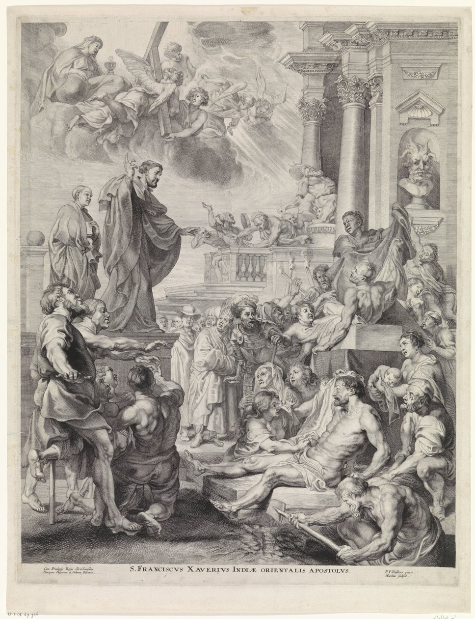 Saint François Xavier ressuscite un mort - Marinus Robyn van der Goes