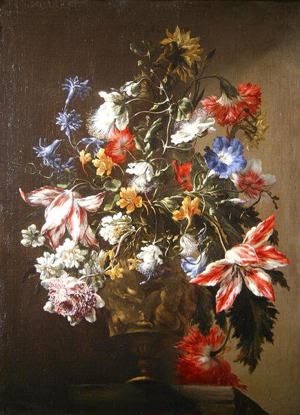 Nature morte de fleurs dans un vase - Mario dei  Fiori