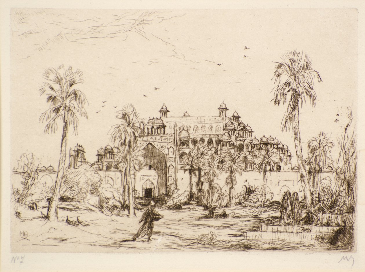 Sans titre [Palais en Afrique du Nord] - Marius Alexander Jacques Bauer