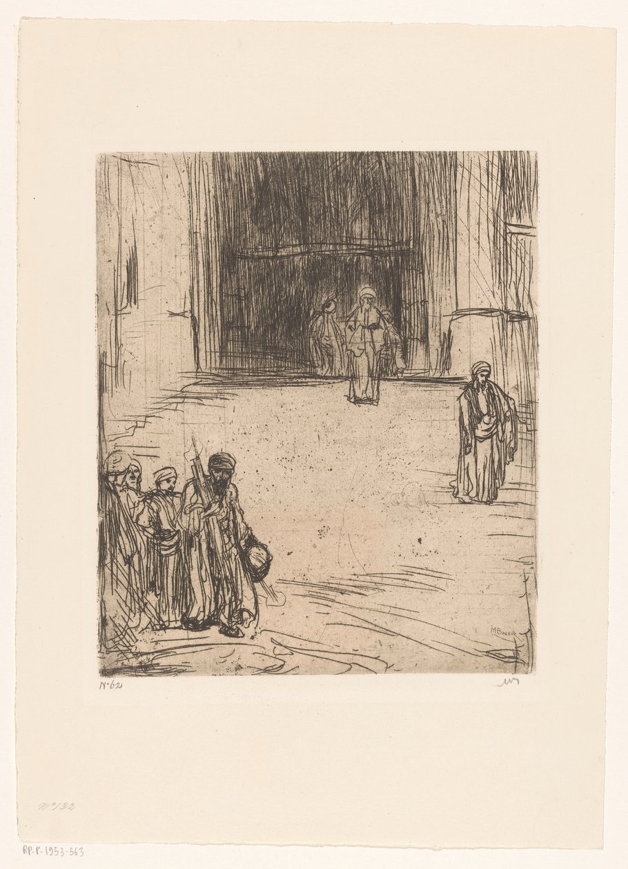 Mosquée à Constantinople - Marius Bauer (signed by artist)