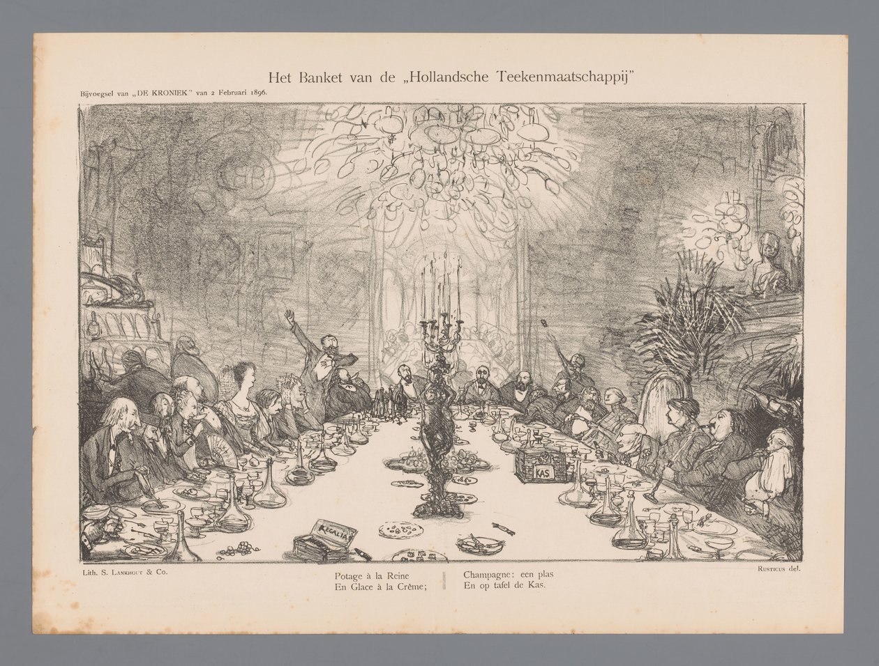 Le Banquet de la Société de dessin hollandaise - Marius Bauer