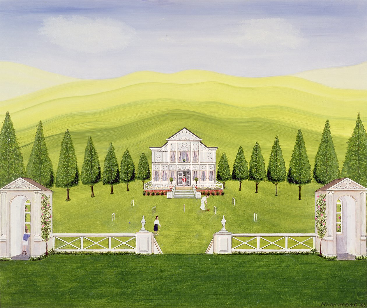 La pelouse du Croquet - Mark Baring