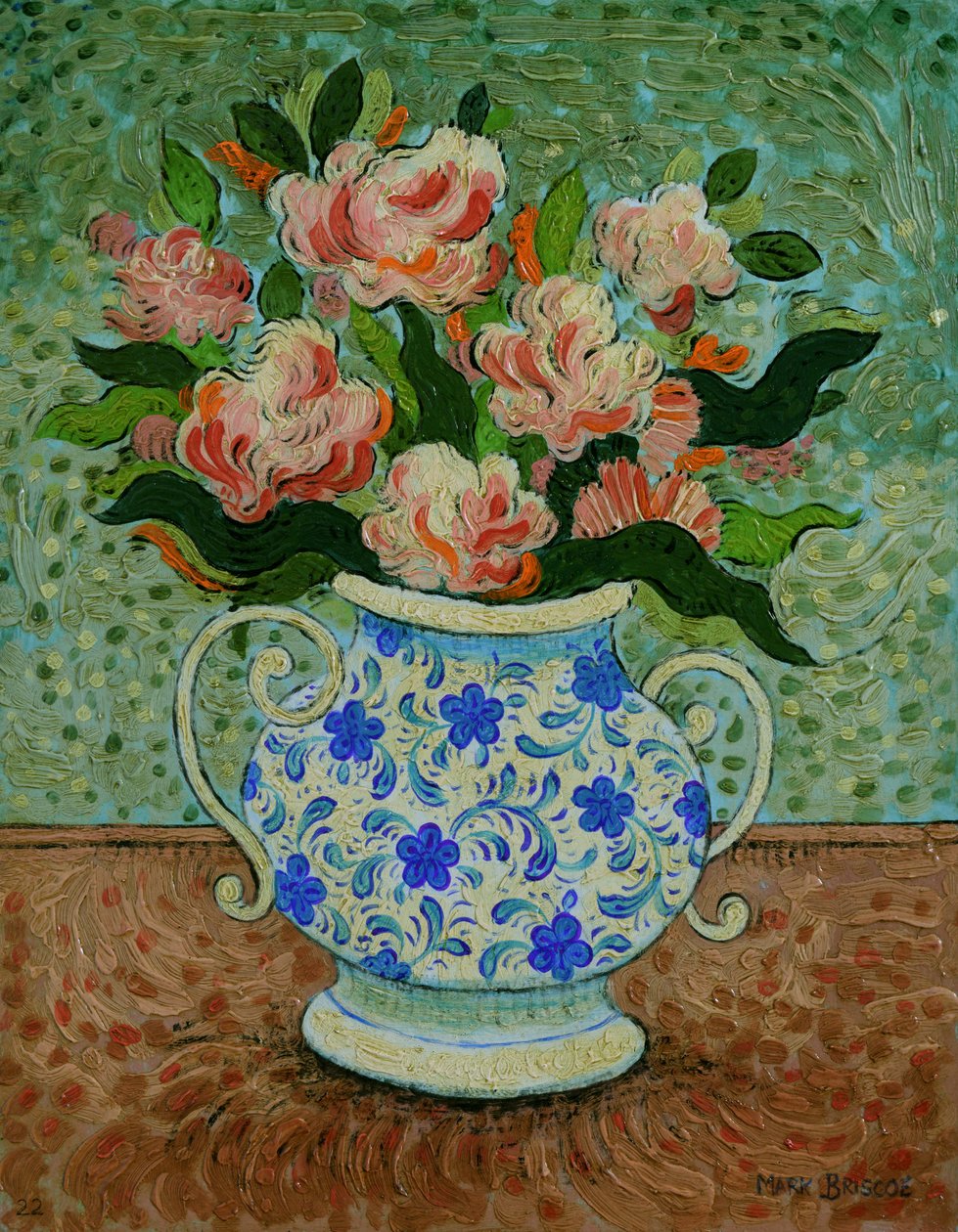 Happy Cluster, 2022 (huile sur panneau) - Mark Briscoe