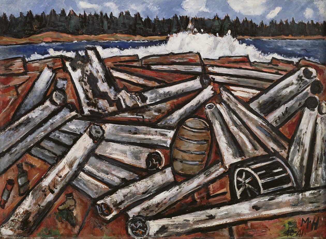 Embâcle, baie de Penobscot, 1940-41 - Marsden Hartley