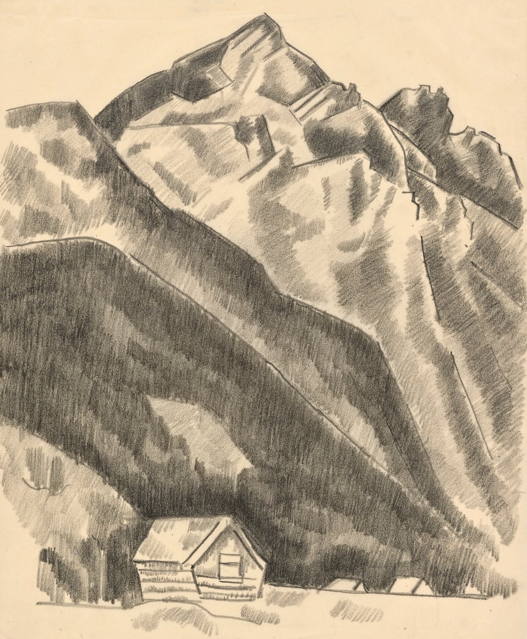 Paysage de montagne (Garmisch-Partenkirchen) - Marsden Hartley