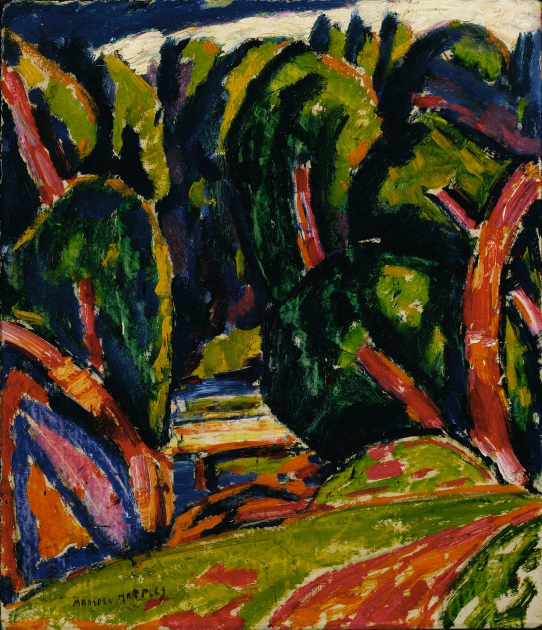 Arbre rouge - Marsden Hartley