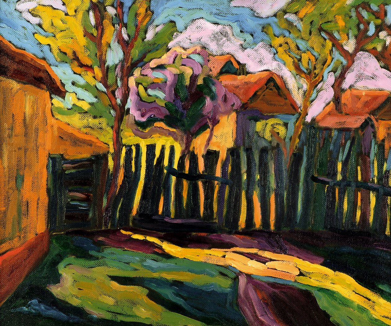 Cour ensoleillée - Marta Martonfi Benke