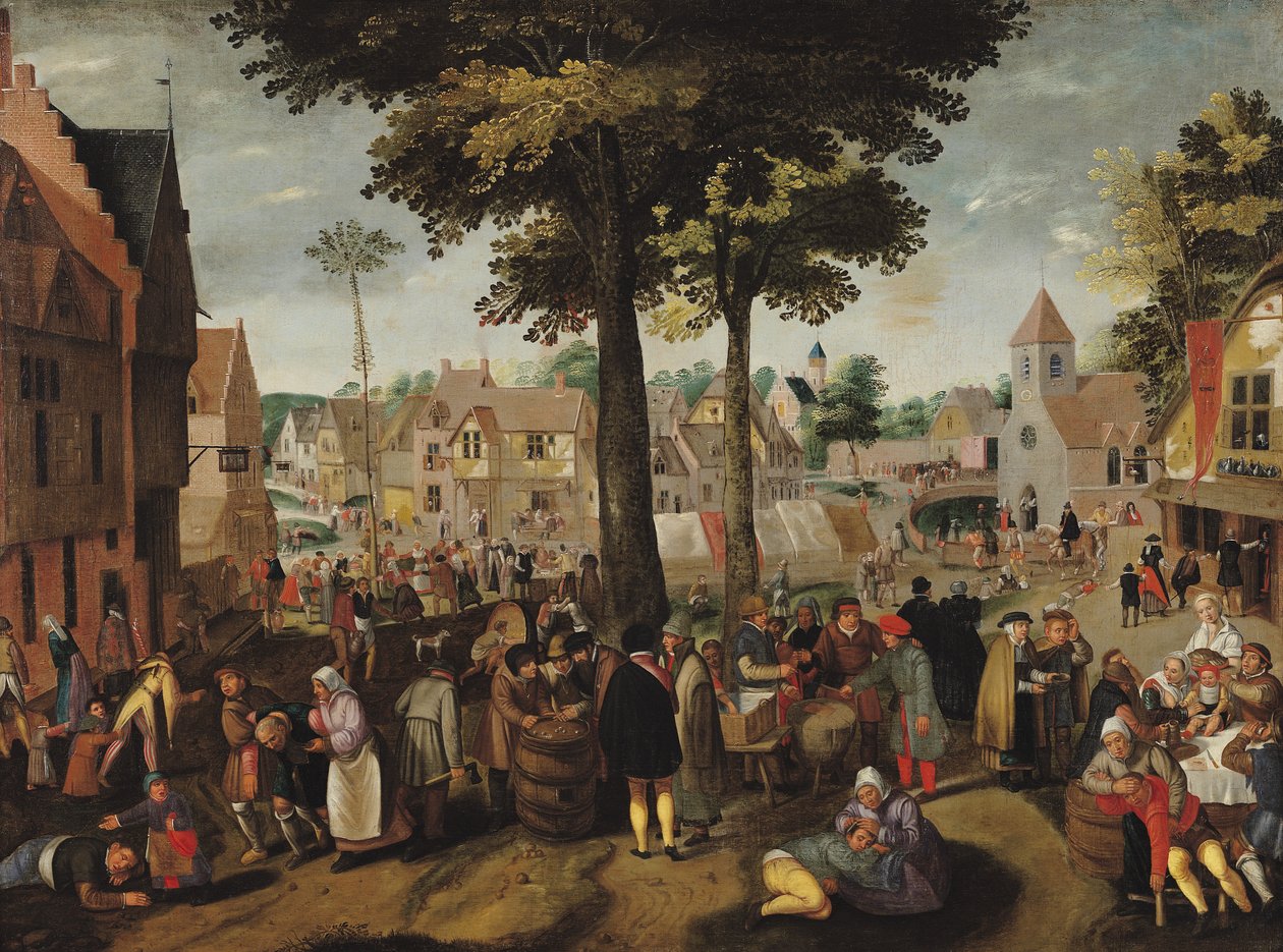 La Foire Flamande - Marten van Cleve