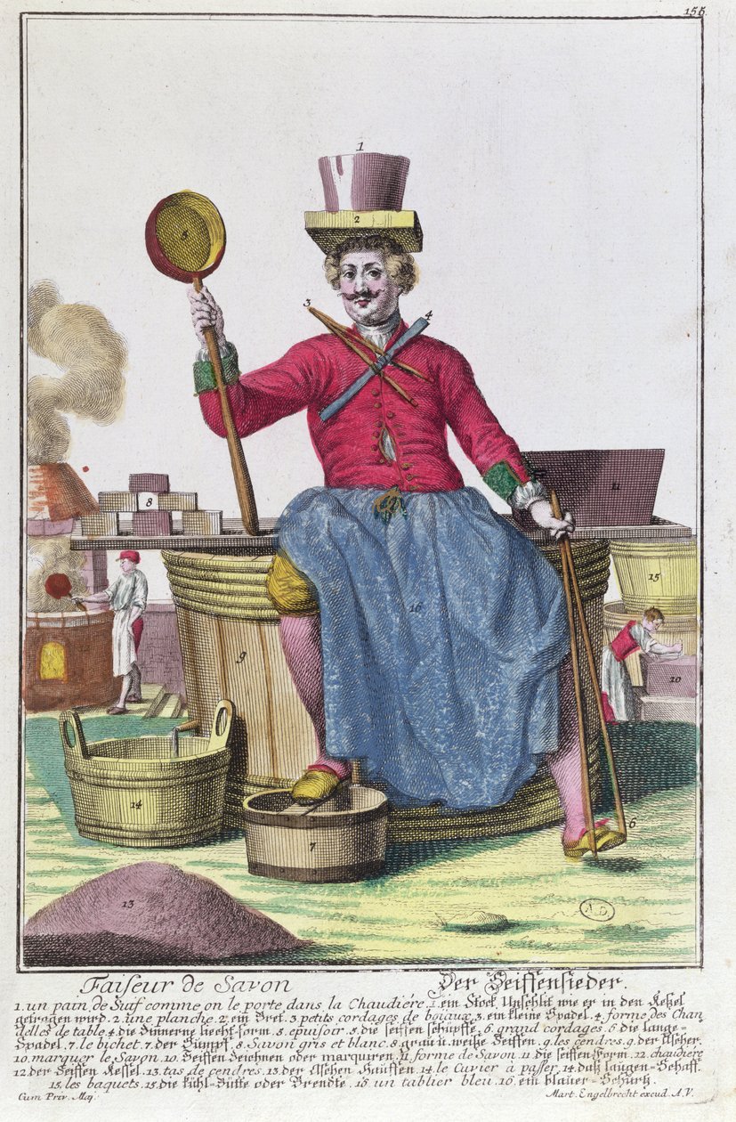 Le Savonnier, c.1735 - Martin Engelbrecht
