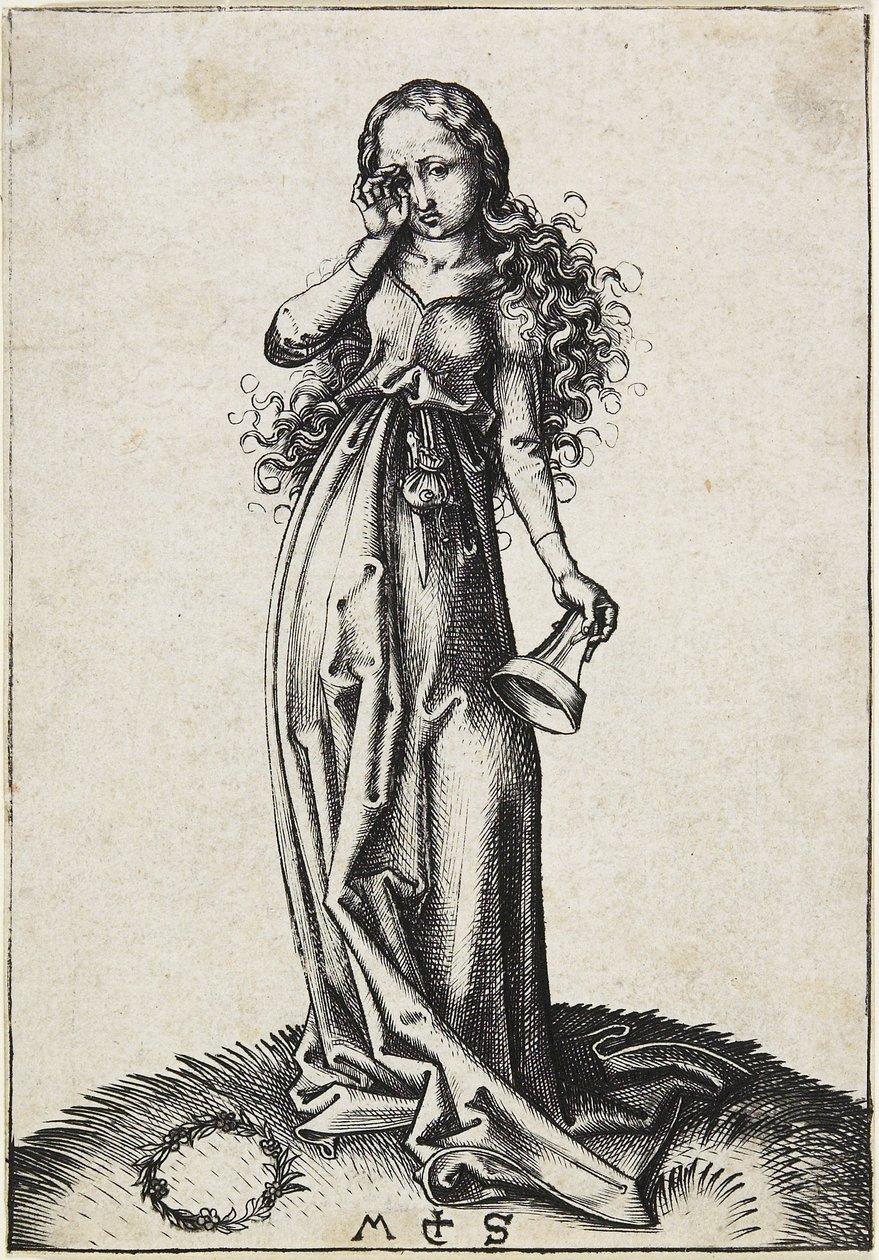 La troisième vierge folle - Martin Schongauer
