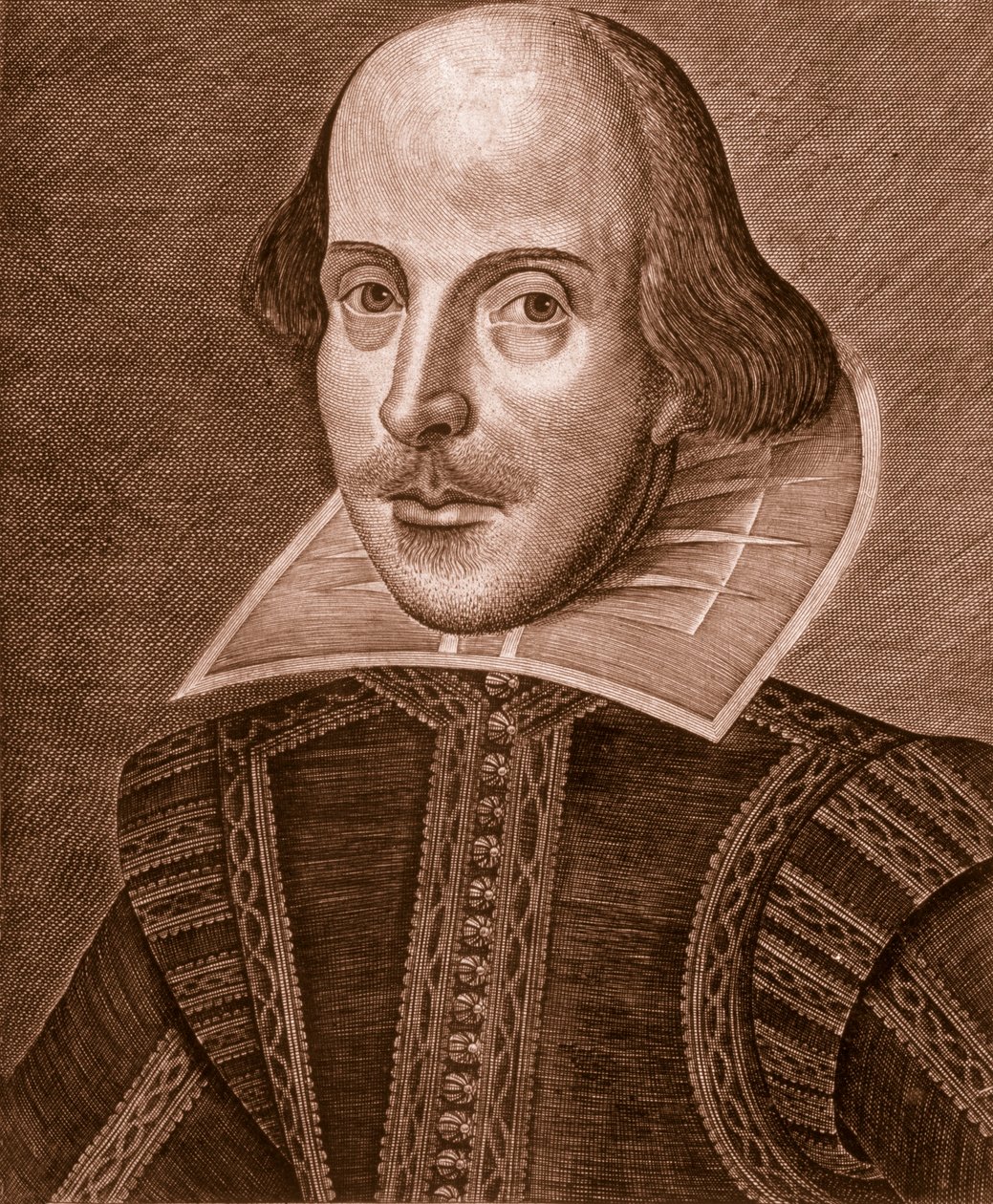 Portrait de Shakespeare, 1623 - Martin Droeshout