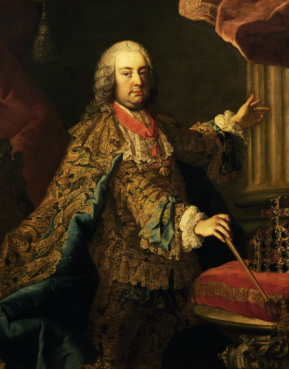 Portrait de François Ier, Saint Empereur romain (Nancy) - Martin II Mytens or Meytens