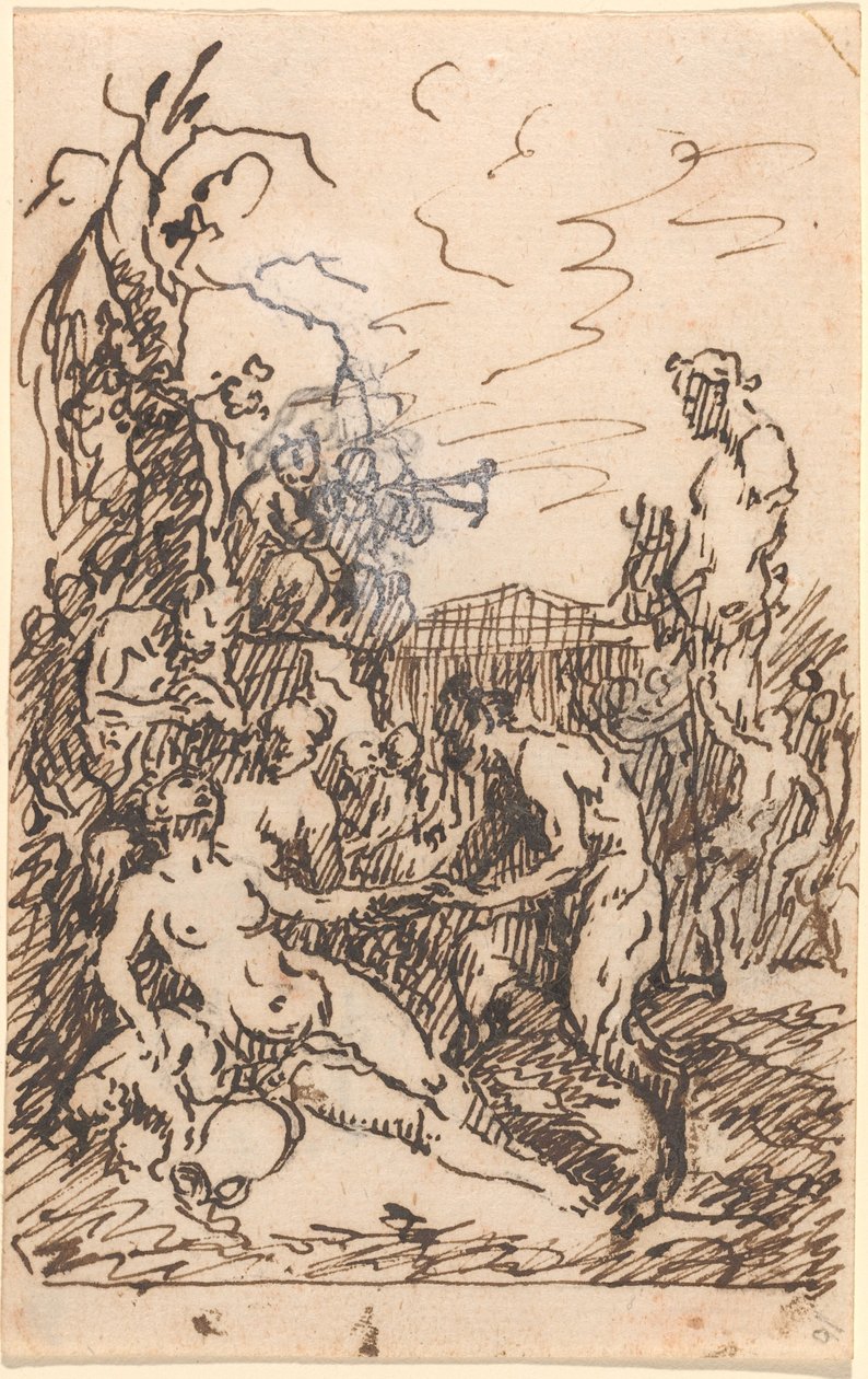 Satyres et nymphes - Martin Johann Schmidt