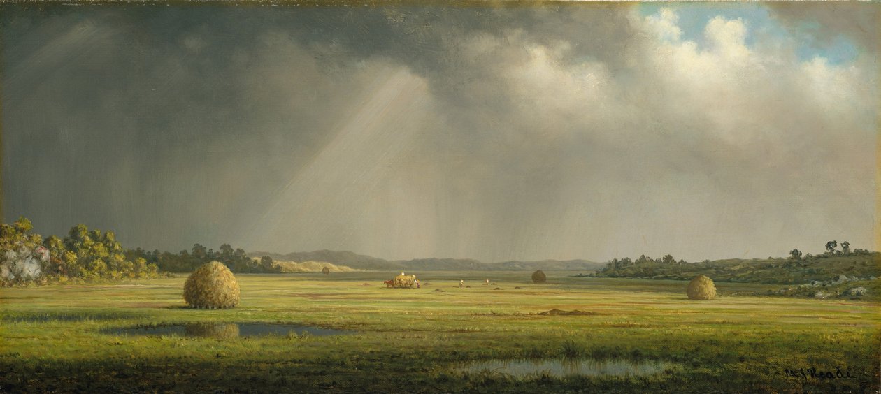 Prairies de Newburyport, vers 1876-81 - Martin Johnson Heade
