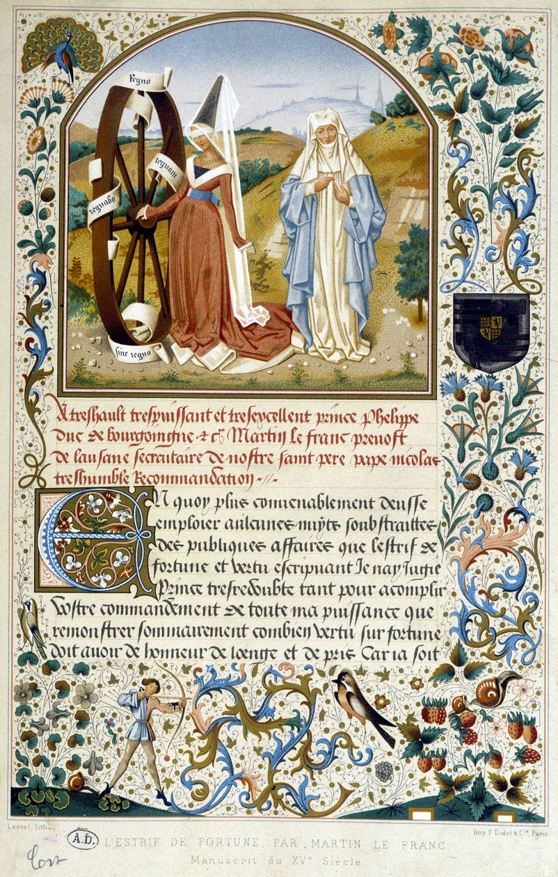 La roue de la fortune - par Martin Le Franc - Martin Le Franc