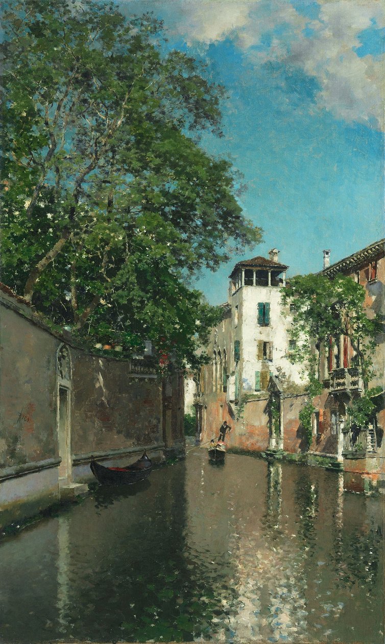 Canal à Venise, vers 1880 - Martín Rico y Ortega