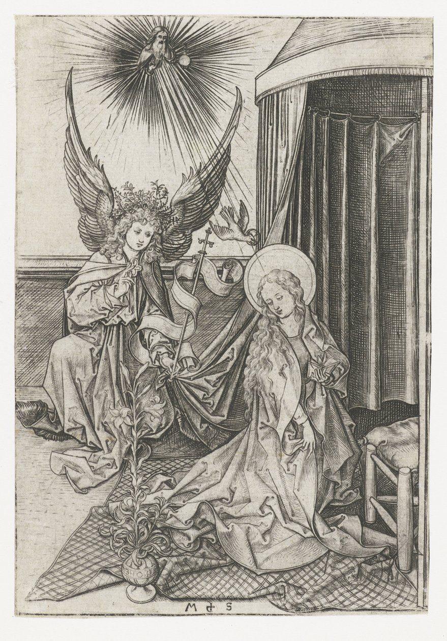 Annonciation - Martin Schongauer