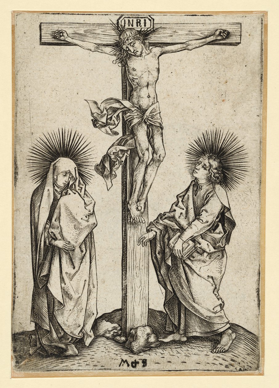 Le Christ en croix - Martin Schongauer