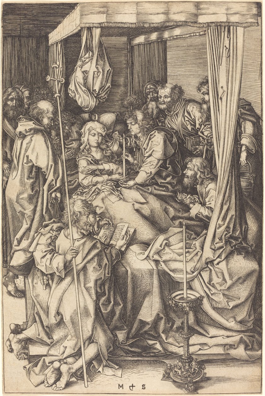 La Mort de la Vierge - Martin Schongauer