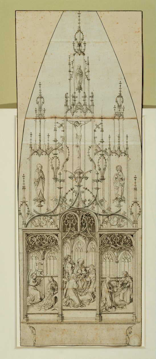 Dessin pour un autel ... - Martin Schongauer