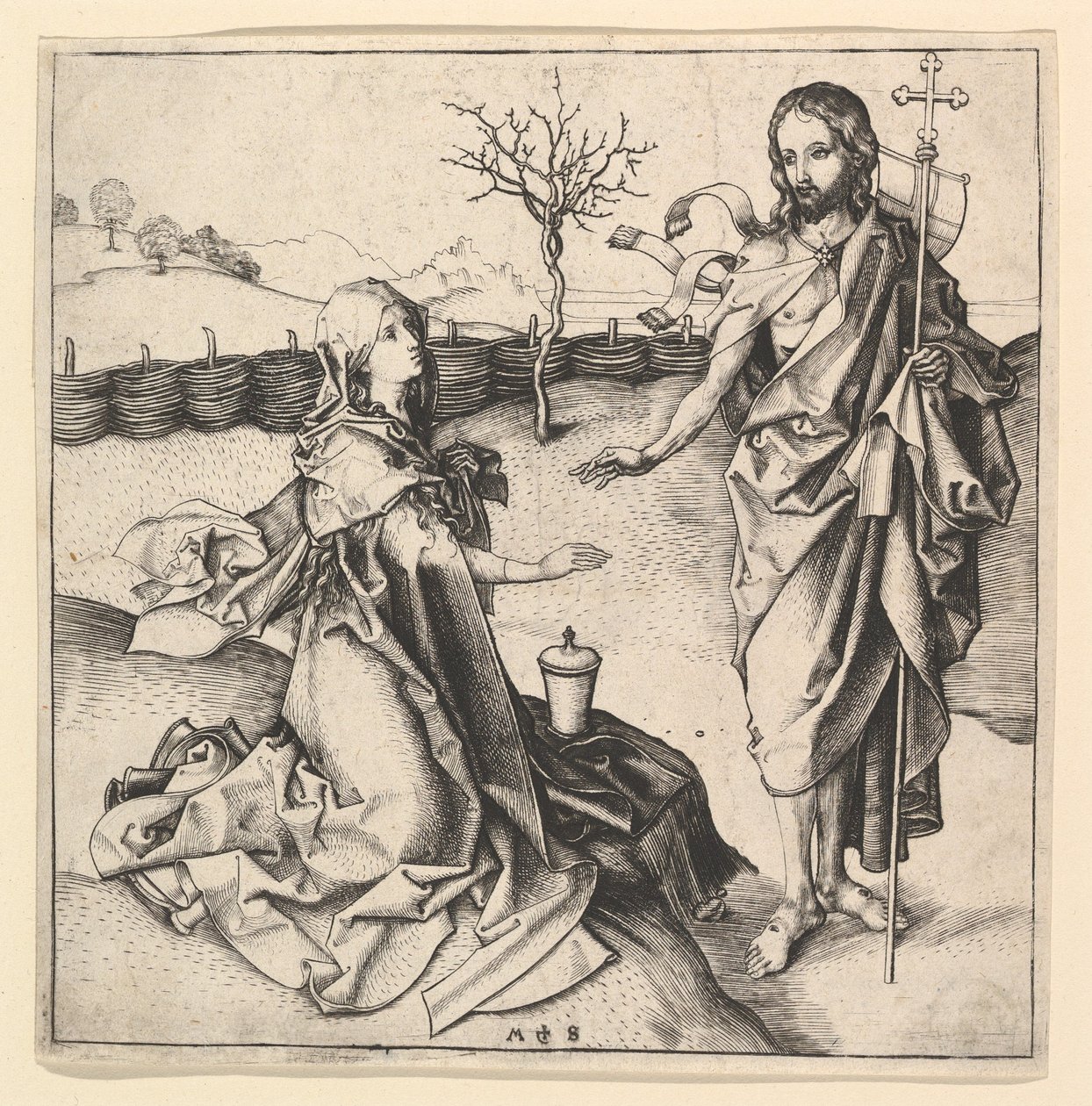 Noli me Tangere, vers 1435-1491 - Martin Schongauer