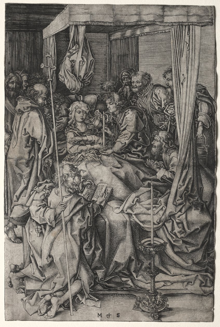La Mort de la Vierge - Martin Schongauer