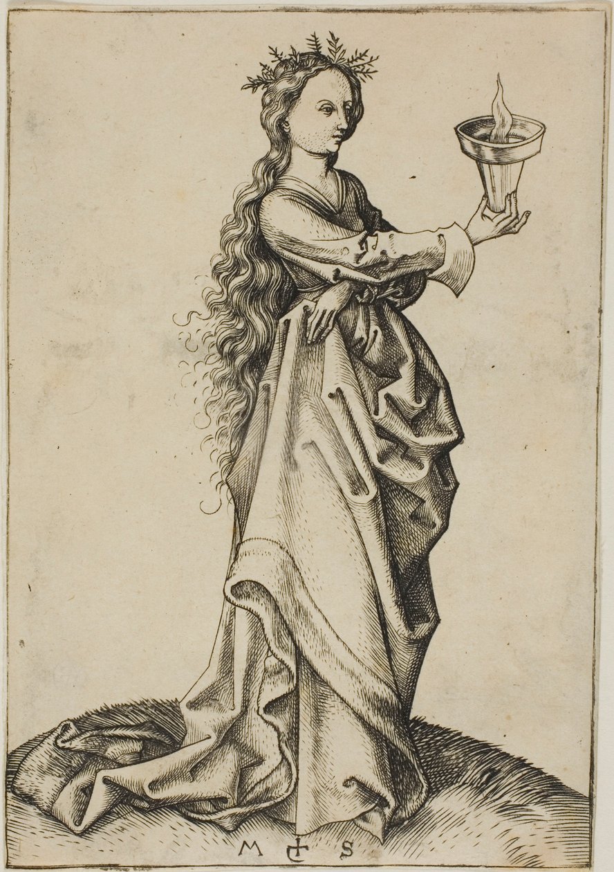 La troisième vierge sage - Martin Schongauer