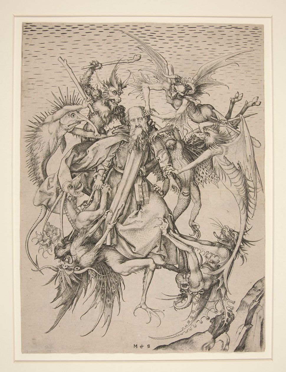 Les Tribulations de Saint Antoine - Martin Schongauer