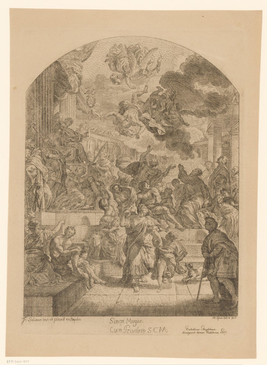 Chute de Simon le Magicien - Martin Speer