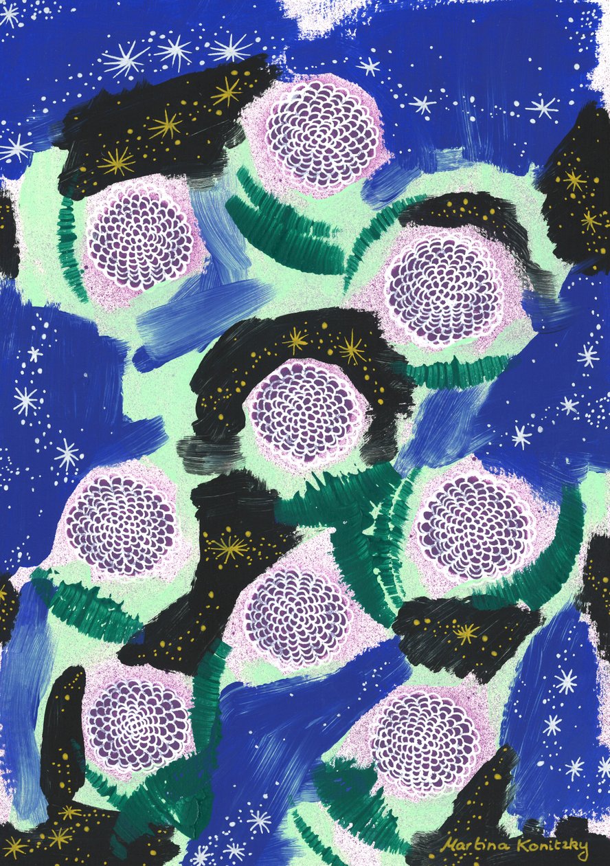 Fleurs de nuit camouflées (Hommage à Joseph von Eichendorff) - Martina Konitzky