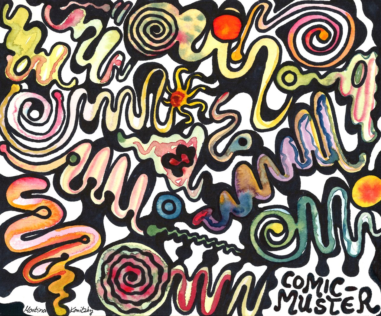 Motif de bande dessinée - Martina Konitzky