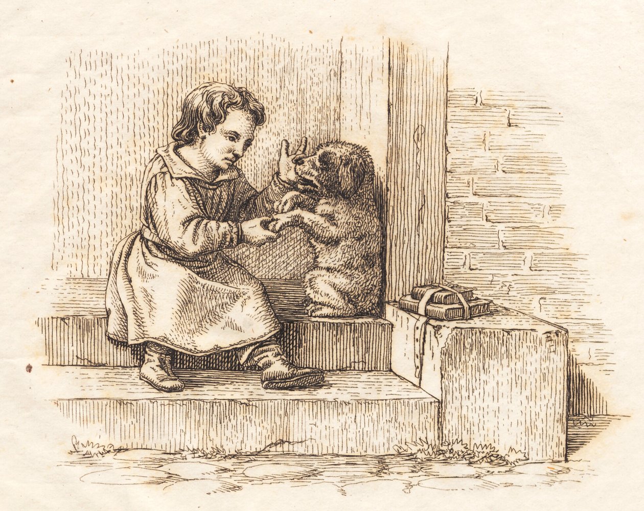 Illustration pour "Cinquante fables pour enfants" de Hey - Martinus Rørbye