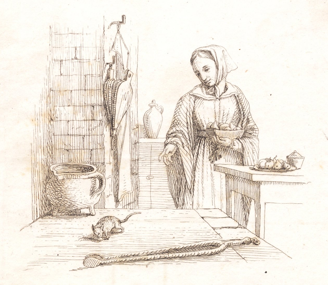 Illustration de "Cinquante fables pour enfants" de Hey - Martinus Rørbye