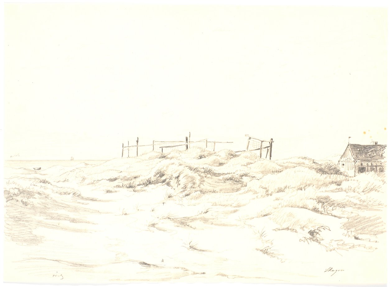 Paysage de dunes, Skagen - Martinus Rørbye