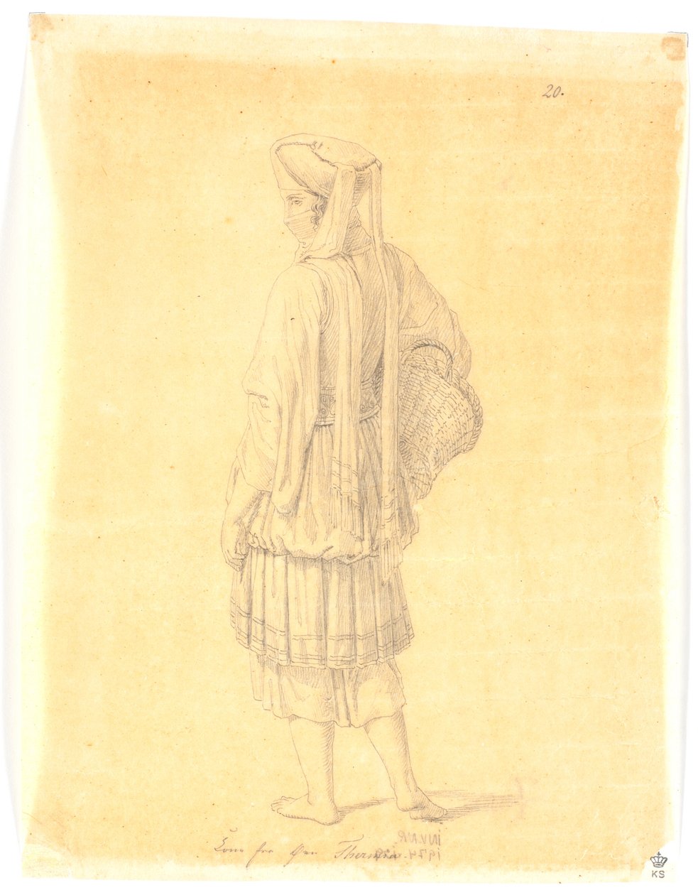 Frau von der Insel Thermia - Martinus Rørbye