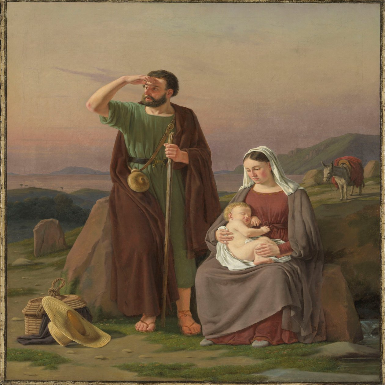 La Fuite en Égypte - Martinus Rørbye