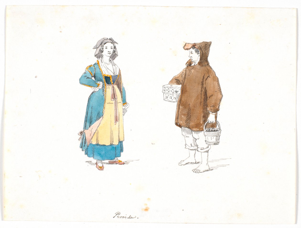Deux études de costumes, Procida - Martinus Rørbye