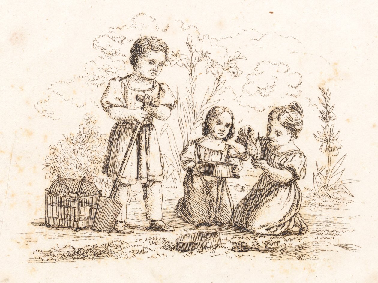 Illustration pour "Cinquante fables pour enfants" de Hey - Martinus Rørbye