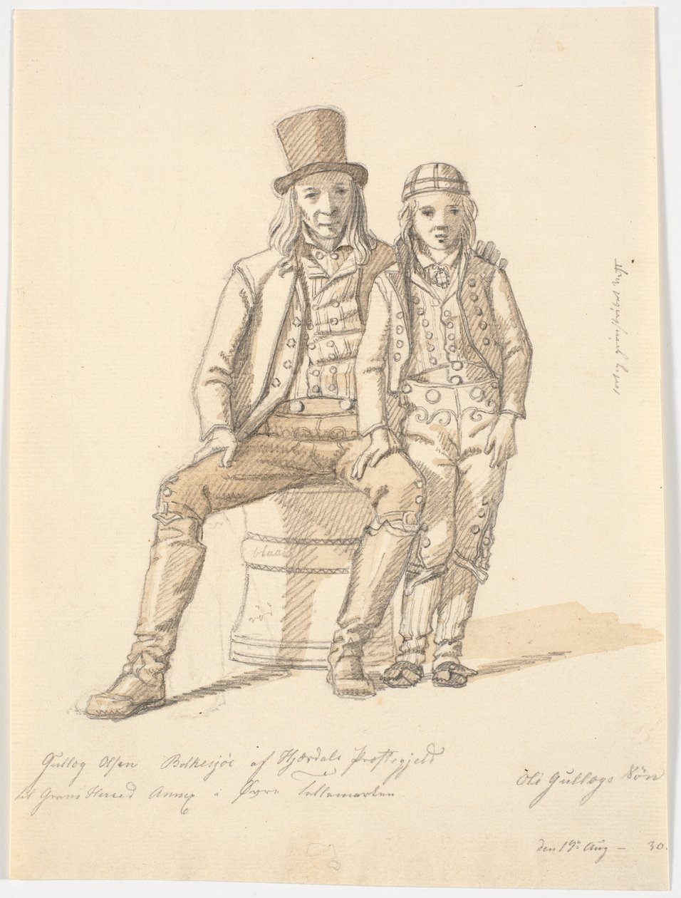 Ole Gullog et fils, Haute-Télémark - Martinus Rørbye