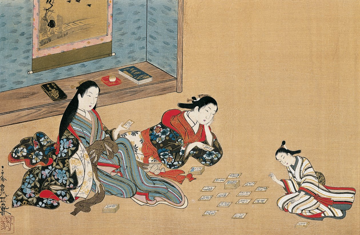 Femmes jouant aux cartes - Maruyama Okyo