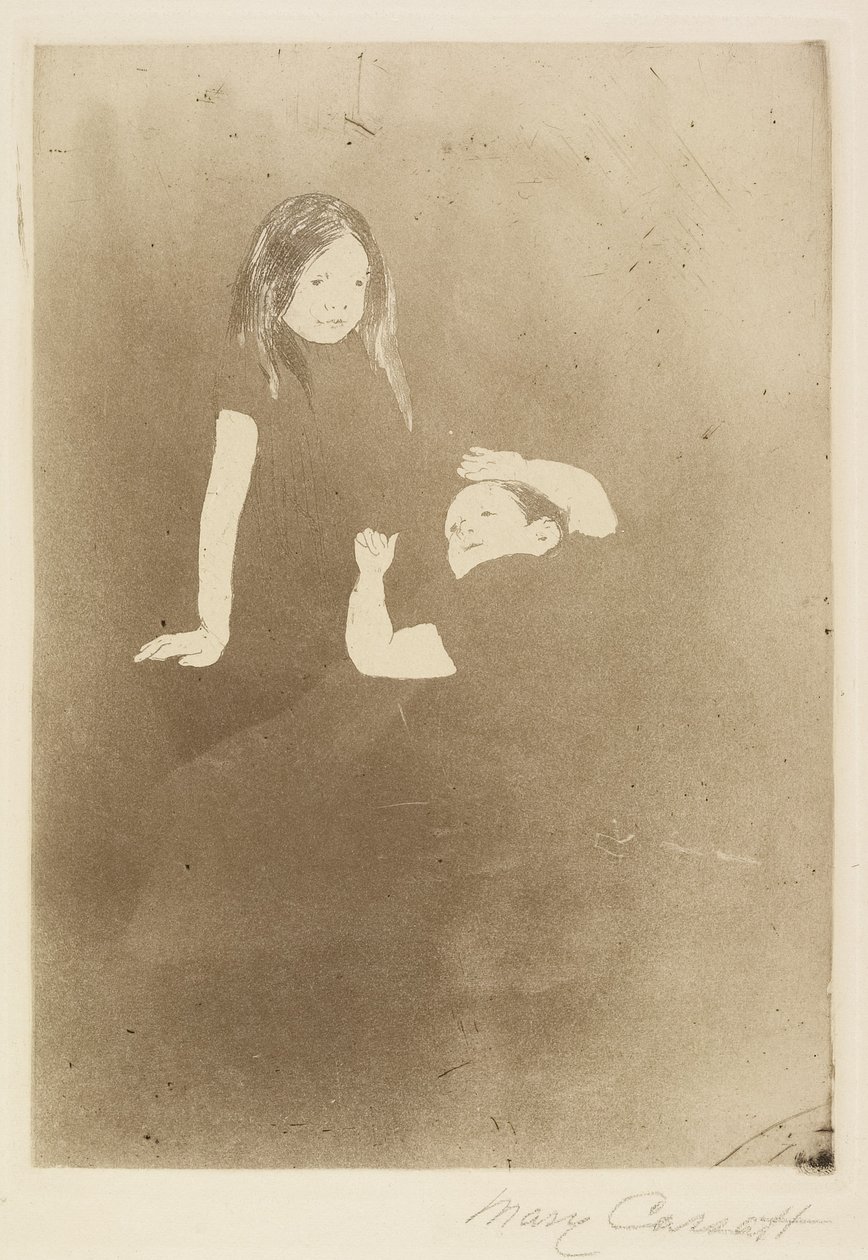 Deux enfants sur l