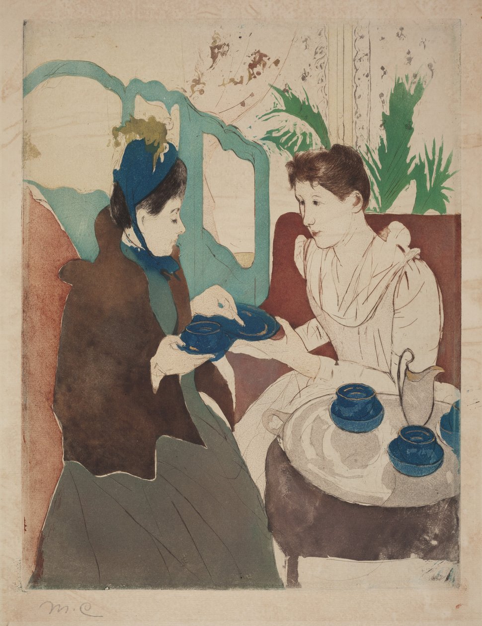 Goûter entre amis - Mary Cassatt