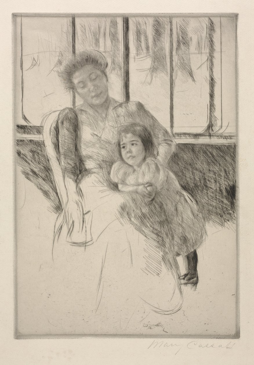 Dans la serre, vers 1901 - Mary Cassatt