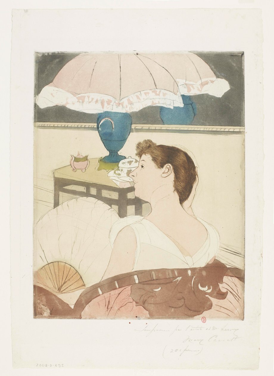 La Lampe - Mary Cassatt