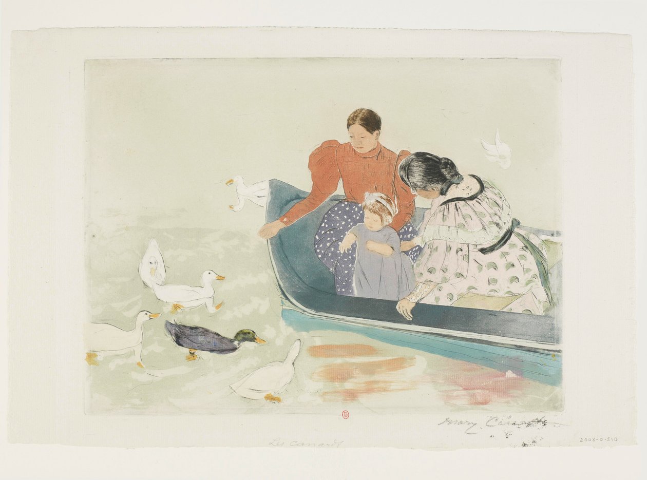 Le Repas des canards - Mary Cassatt